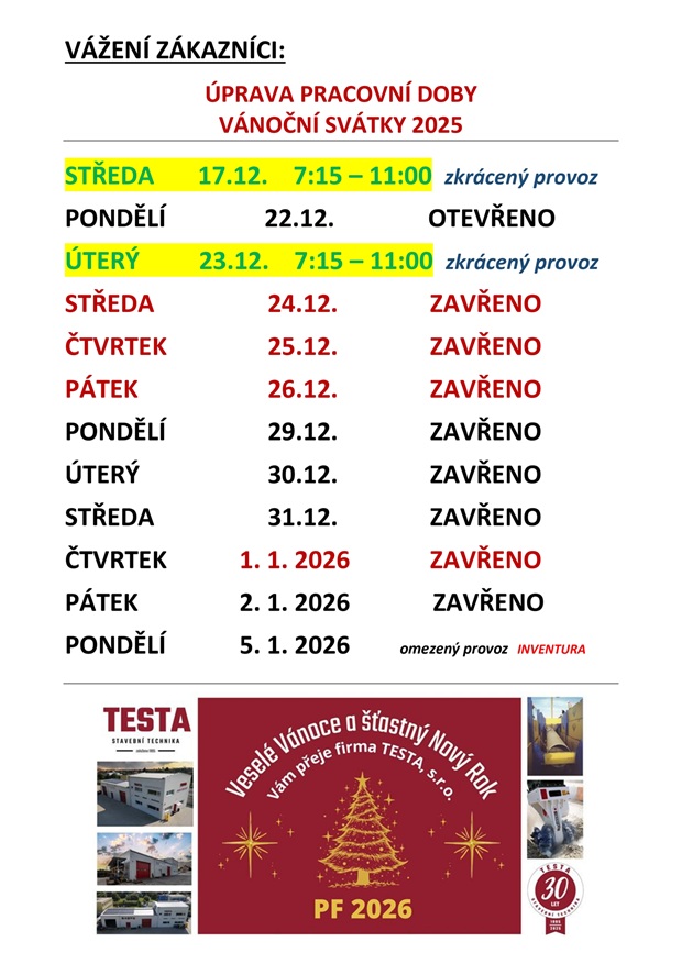 vanocni svatky 2025